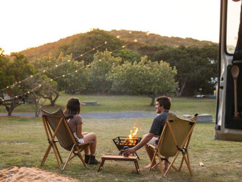 Camp under the stars